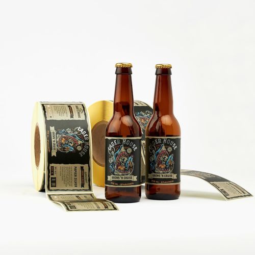 Etiketten met Sandtouch