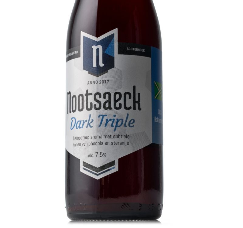 Unieke blauwe bieretiketten